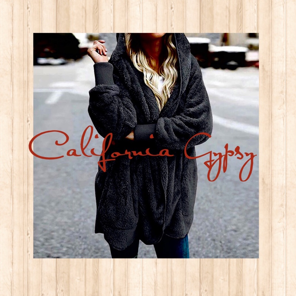 Teddy Bear Hoodie Coat - Picture 5 of 12